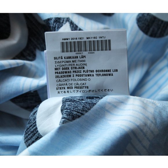 Miu Miu Pop-Print Bow-Back SS17 Runway Top / Size 36 / US 0 / Light Blue - Picture 14 of 15